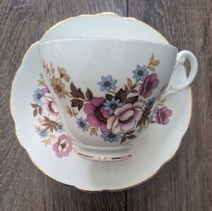 Royal Ascot Bone China Teacup And Saucer Set